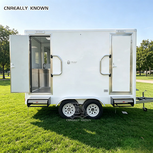 Luxury Mobile Toilet Fully Equipped DOT VIN Durable <b>Camping</b> Bathroom VIP Restroom Trailer - Product Image 1