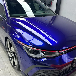 Pellicola per Wrapping Auto PET Metallizzata Blu Reale 1,52*16m Finitura Lucida a Specchio con Rilascio d'Aria per Veicoli di Lusso - Product Image 3