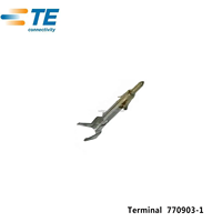 Connecteurs à sertir rectangulaires femelles TE 770903-1, 18-22 AWG, étain, contacts multi-usages pour l'automobile