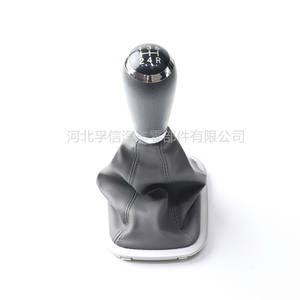 Fuxin – pommeau de levier de vitesse en cuir, 4 vitesses, couvercle de levier de vitesse manuel pour Chery E5 Ne, conception ergonomique - Product Image 2