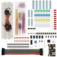 Kit de Iniciación de Aprendizaje de Programación con Sensor RFID y Placa de Desarrollo, Paquete de Componentes para Protoboard de 830 Puntos con Módulos de Funciones