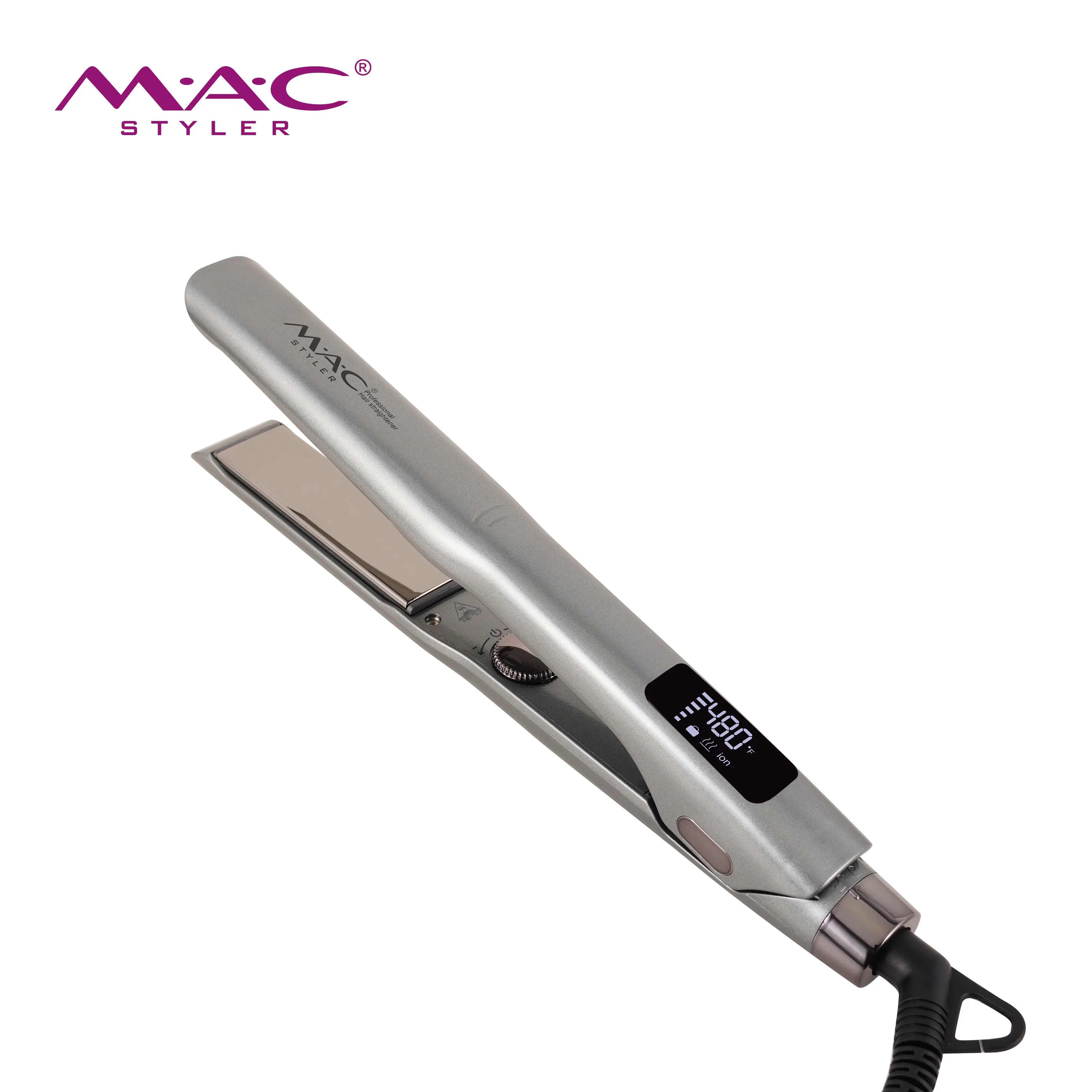 Titanium Wide Plate Flat Iron Hair Straightener Wholesale Private Label Hair Tools 480 Degrees Hair Straightener