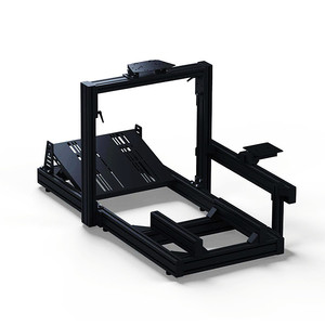 Cockpit de Simulación de Carreras Hante, Completamente en Aleación de Aluminio, con Volante Moza, Pedales PR, Asientos de Conducción y Opciones de Color Personalizadas - Product Image 6