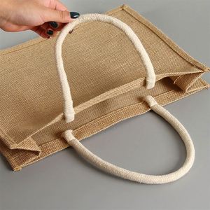 Custom Eco-Friendly Composite Waterproof Tote <b>Jute</b> <b>Shopping</b> <b>Bag</b> Fashion Portable Solution for Sustainable <b>Shopping</b> - Product Image 3