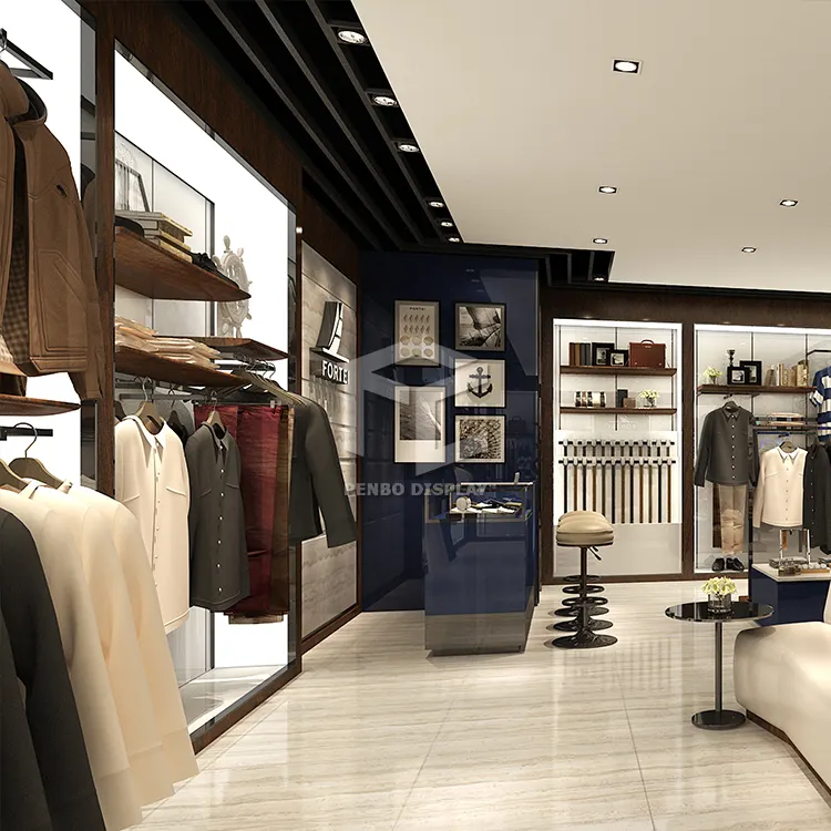 Mens Clothing Shop Interior Design Menswear Brand Boutique Store