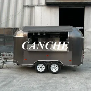 Camión de Comida Móvil Personalizado para Helados, Carrito de Comida para Café y Bagels, Remolque Eléctrico de Comida en Venta - Product Image 4