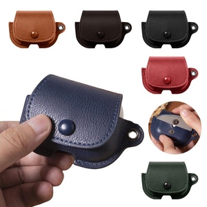 Étui pour écouteurs en cuir PU uni pour Apple <span class=keywords><strong>Airpods</strong></span> Pro 3 2025 housse de protection <span class=keywords><strong>Ultra</strong></span> légère pour Apple <span class=keywords><strong>Airpods</strong></span> Pro 3 2025 - Product Image 1