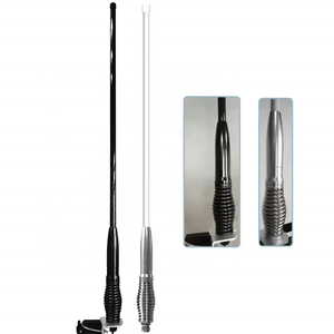 เสาอากาศเคลื่อนที่แบบสปริงบาร์เรล VHF/UHF 6.5dBi สำหรับงานหนัก ทำจากไฟเบอร์กลาส สำหรับวิทยุดิจิตอล 4G 5G พร้อมหัวต่อ PL259 - Product Image 2