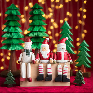 2025 nuevo tallado de madera decorativo para Navidad DIY decoración de pared estilo de arte popular modelo de grabado de <span class=keywords><strong>pino</strong></span> caja de patrón para <span class=keywords><strong>el</strong></span> hogar y la Oficina - Product Image 4