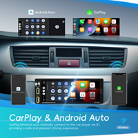 Lecteur MP5 pour voiture Podofo 6,9'' Single Din, autoradio avec Carplay, Android Auto, écran tactile IPS, FM/RDS, USB, EQ, BT, DVR, ODM