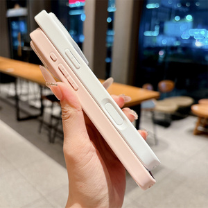 Coque de téléphone portable motif coquille original pour iPhone 17 16 Pro Max, cadre en verre coloré, bouton IA, couverture scintillante et brillante - Product Image 6