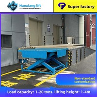 Plateforme élévatrice à ciseaux fixe personnalisée, élévateur hydraulique de marchandises pour l'entrepôt d'usine, levage de marchandises