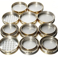 Tamis de laboratoire en acier inoxydable 304 à mailles fines (150 mesh) pour tamisage de thé, herbes et épices
