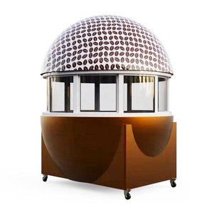 Quiosco de Café al Aire Libre Estilo Caseta de Verano, Quiosco de Comida de Fibra de Vidrio para Centros Comerciales - Product Image 2