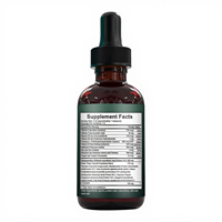 Gouttes liquides de soutien de la fonction thyroïdienne 30ml – Complément naturel à base de plantes pour adultes : Kelp, Schisandra, Guggul, Cayenne, Basilic, Folate, Cuivre