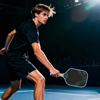 Raquette de pickleball Joysent avec logo personnalisé, 14 mm, fibre de carbone, noyau en mousse Gen5, professionnelle, approuvée USAPA, vente en gros d'usine
