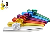 Private Christmas Children Adult Party Music Beginner Instrument Originated From Africa Metal Kazoo Simple Worldwide Sale