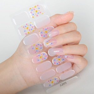 16 Puntas Adhesivas de Gel UV de Larga Duración para Uñas, Parches de Gel para Uñas, Tiras de Gel Semicurado que Requieren Lámpara UV - Product Image 3