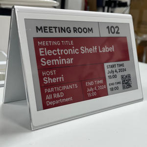 7.5 Inch Smart Esl Signage Label Electronic Office Table Digital Name <b>Plates</b> Wireless E-Ink Nameplate For Conference Business - Product Image 1