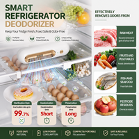 Désodorisant intelligent pour réfrigérateur, purificateur d'air à l'ozone rechargeable, garde-aliments frais, éliminateur d'odeurs pour réfrigérateur OEM ODM