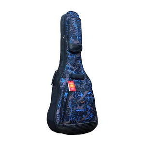 E7A Waterproof Can Custom Logo Acoustic Bass Electric Guitar Bag Guitar Case