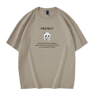 Camiseta Personalizada de Lujo 100% Algodón con Cuello Redondo, Unisex, para Hombre, Manga Corta, Corte Holgado, con Tela de 300g - Diseñador Personalizable - Product Image 3