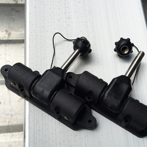 Supporto Scalmo Fissaggio Remi Omnidirezionale in Alluminio per Gommone Barca in <span class=keywords><strong>Legno</strong></span> Plastica Dinghy Zattera - Product Image 5