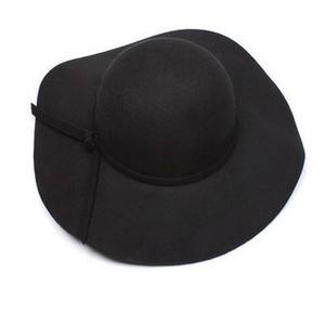 Vintage Retro Fedora Mommy And Me <span class=keywords><strong>Cappello</strong></span> di Inverno Tesa Larga <span class=keywords><strong>Cloche</strong></span> Floppy di Lana Delle Donne E Bambini Cappelli di Feltro Cintura con Fiocco <span class=keywords><strong>cappello</strong></span> di Jazz di moda - Product Image 3