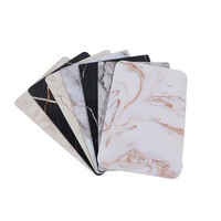 Poids léger meilleure feuille décorative de marbre PVC panneau mural acrylique panneau UV marbre artificiel/faux marbre