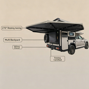Nueva Carcasa Desmontable para Camioneta 4x4 con Transmisión Manual, Turbo Izquierdo, R18, Cabina Desmontable, Techo Impermeable de Aleación de Aluminio, para Camping y RV - Product Image 6