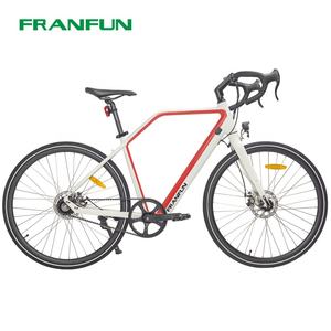 Nouveau <span class=keywords><strong>vélo</strong></span> de <span class=keywords><strong>route</strong></span> <span class=keywords><strong>électrique</strong></span> à entraînement par courroie à une vitesse 700c grande capacité de batterie 10AH <span class=keywords><strong>vélo</strong></span> de course <span class=keywords><strong>électrique</strong></span> pedelec de ville - Product Image 3