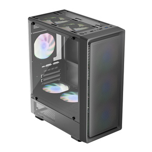 สีขาว PC เคสที่กําหนดเอง Mid Tower <span class=keywords><strong>Mini</strong></span> <span class=keywords><strong>ITX</strong></span> กระจกนิรภัยเคสคอมพิวเตอร์สําหรับเล่นเกมราคาโรงงาน M-ATX เคสพีซี Gamer - Product Image 6