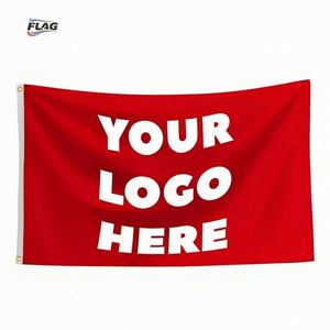 Drapeaux carrés en polyester écologiques et durables entièrement personnalisables de 90x150 cm, bannières personnalisées pour la décoration intérieure - Product Image 1