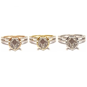 Expédition directe de Hong Kong – Qualité supérieure – Or blanc 18 carats personnalisé – Diamant véritable 0,65 carat – Solitaire central – Semi-monture classique pour mariage - Product Image 4