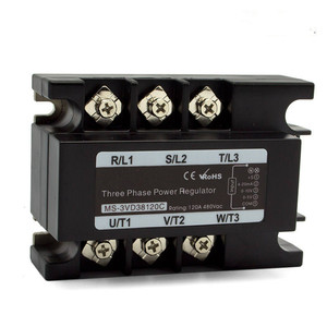 เครื่องควบคุมกำลังไฟฟ้า Xtester-MS-1VD38120C-SCR 120a กระแสไฟฟ้าสลับสามเฟส - Product Image 4