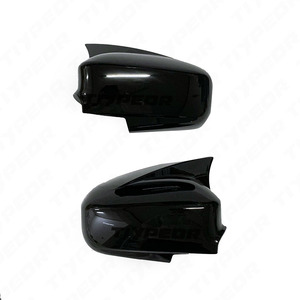 Para Honda Civic 2002- <span class=keywords><strong>2005</strong></span>, cubierta de <span class=keywords><strong>espejo</strong></span> retrovisor lateral de cuerno de buey negro brillante - Product Image 3