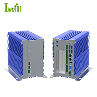 Nouvelle conception PC industriel embarqué sans ventilateur Intel 12e génération Core i5-1235U i7-1255U, 2 ports LAN, 6 ports COM, GPIO, large plage de tension pour l'automatisation