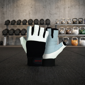Onstyle American Football <b>Gloves</b> 3/4 Finger Leather Latex Waterproof Special Gel Padding Adjustable Wrist Strap Customized Color - Product Image 3
