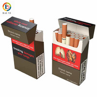 Boîte à Cigarettes Personnalisée en Carton, Étui Simple et Standardisé pour Tabac, Emballage pour Étui à Cigarettes