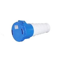 Prise femelle industrielle étanche IP67 ZNG-233, 3 broches, 220V, 63A, connecteur de câble de traînage industriel