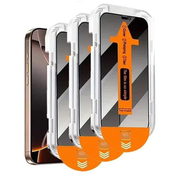 Privacy Full Screen Protector for iPhone 17 Pro 13 12 11 14 15 16 Pro Max 17 Air XR Plus Anti-spy Easy Installation Glass