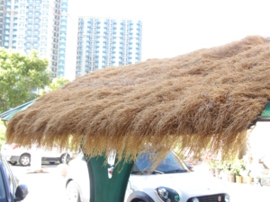 Pvc Pe Simulated Fireproof Thatch Gazebo Roof <strong>Thatching</strong> Synthetic Thatch - Product Image 6