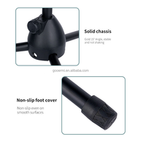 Support de microphone multifonction MS-014-103 avec support pour téléphone pour l'enregistrement de podcasts et de spectacles en direct