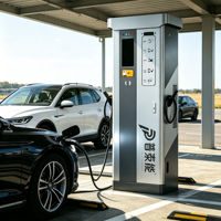 Estación de Carga Rápida para Vehículos Eléctricos de 120kW, Doble Conector, CC, 4G, Ethernet, Pago por Escaneo con APP, IP54, Certificación CE