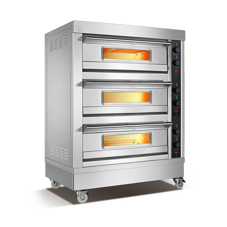 Industrial horno eléctrico con el instrumento para aparatos de cocina panadería horno