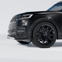 Nouveau pour SUV Sport (L494) 2019- Kit carrosserie en fibre de carbone Remplacement de la lèvre avant Diffuseur Spoiler Large carrosserie