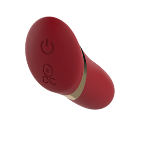 Waterproof Silicone ABS Female <b>Vibrator</b> Replaceable Battery Red Edible G-Spot Textured Penis Sleeve Crazy Rotating Clitoral - Product Image 6
