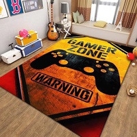 Gamepad Pattern Boden teppich Moderner rutsch fester Teppich aus Polyester für dekorative Boden matte im Wohnzimmer
