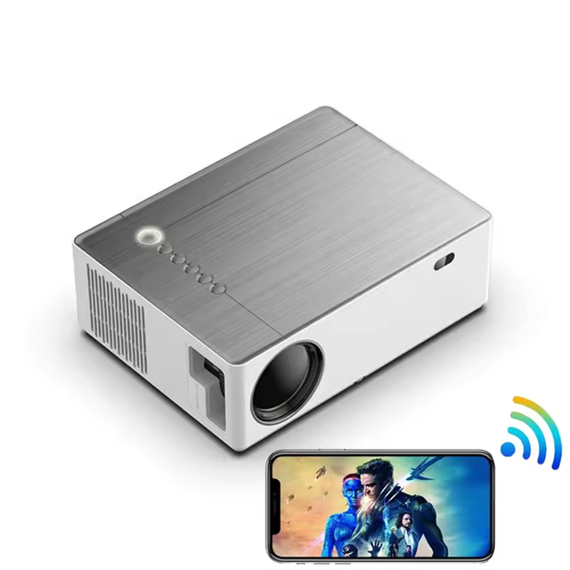4K Short Throw 1080P WIFI Smart Beamer Projector Home Theater Movie Projectors Screen Mirroring Mobile Phone Compatibility for