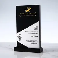 Trophée en cristal or, argent, bronze, nouveau modèle 2025, récompense de vente, employé exceptionnel, immobilier, médaille de récompense annuelle en métal